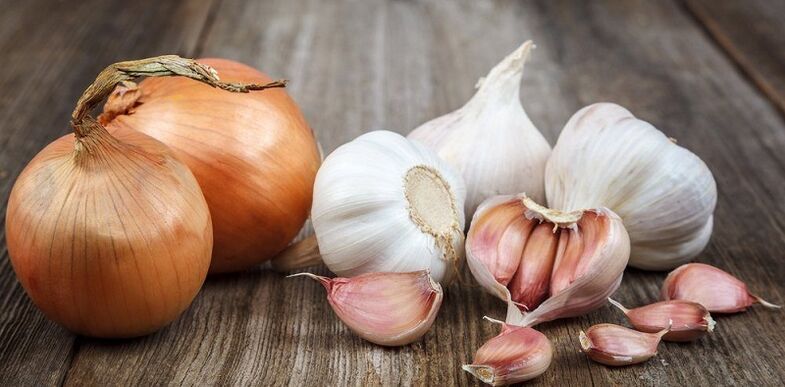 bawang putih dan bawang merah untuk membuang parasit dari badan